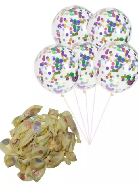 CL3-GLOBO C/ CONFFETI X 100 UNIDADES