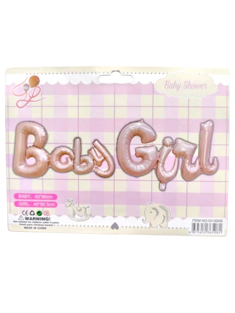 GLOBO LETRA BABY BOY/ BABY GIRL