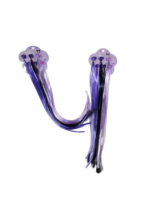 GMF-Mechas con broches para el pelo KUROMI ( COD.17385)