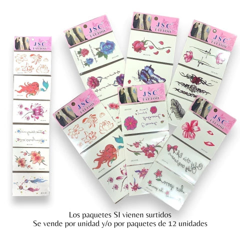 GMF-TATUAJES TEMPORALES BLÍSTER X6 (Ht- 2139/ 21391)