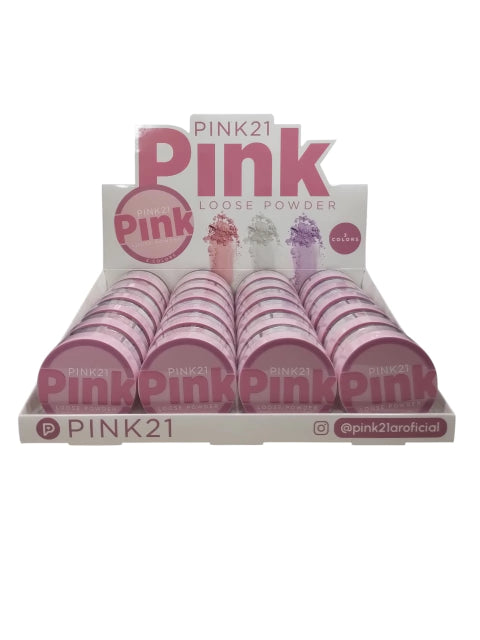 GMF-Polvo traslúcido 3 en 1 ( rosa, lila, blanco) COD. 88853