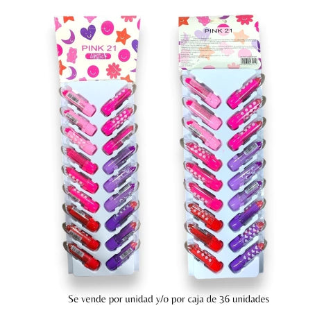 GMF-LABIAL EN BARRA MINI EN BLÍSTER PINK 21 COD.60019