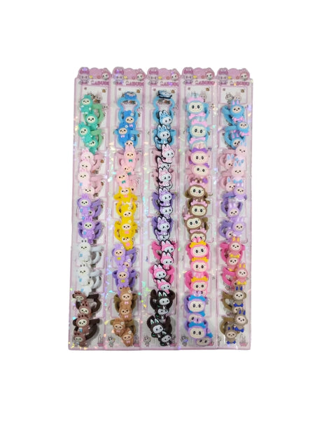 GMF-Blíster de colitas X 12 pares LABUBU ( HT- 1952/ 19526)