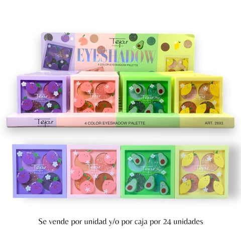 GMF-SOMBRAS 4 COLORES FRUTALES TEJAR COD.94352