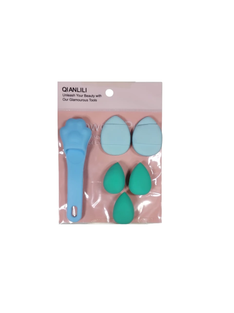 MINI LIMPIADOR FACIAL + ESPONJITAS QIANLILI (COD. 25683)