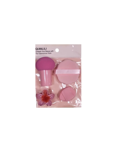 ESPONJAS DE MAQUILLAJE + MINI HAWAIANA QIANLILI (COD. 25676)