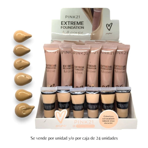 GMF-BASE LÍQUIDA EXTREME FULL COVER PINK 21 (COD.68152/