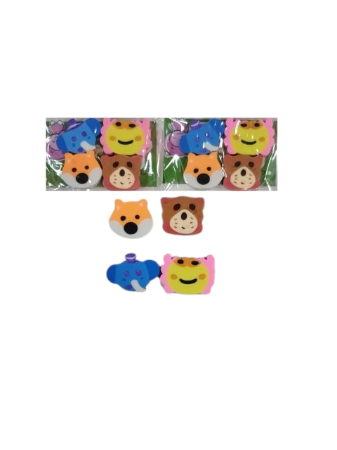 GMF-Goma animalitos x 4 unidades ( Ht- 2337/ 7181)