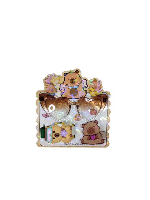 KIT CAPIBARA (LENTES, HEBILLA+ RELOJ) (COD. 22614)