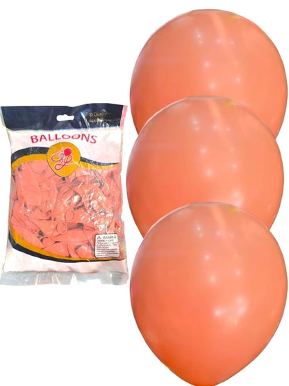 CL3-PACK DE GLOBOS LATEX DE 12 PULGADAS DE 100 UNIDADES