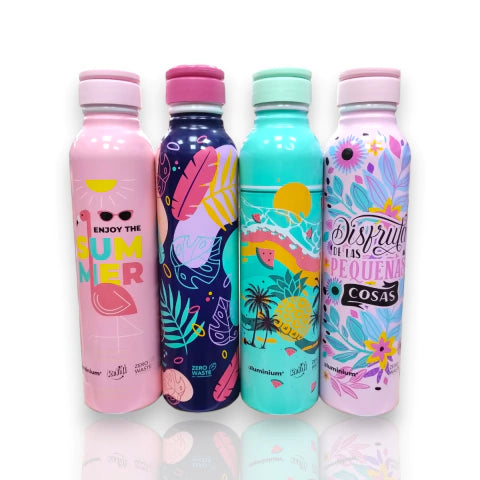 GMF-BOTELLA ALUMINIO ESTAMPADA COD.A795