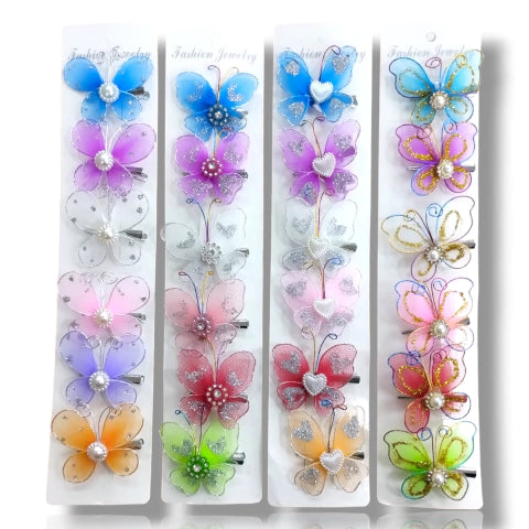 GMF-HEBILLAS C/PICO X6 CON STRASS BRILLOS Y PERLAS COD.HT224