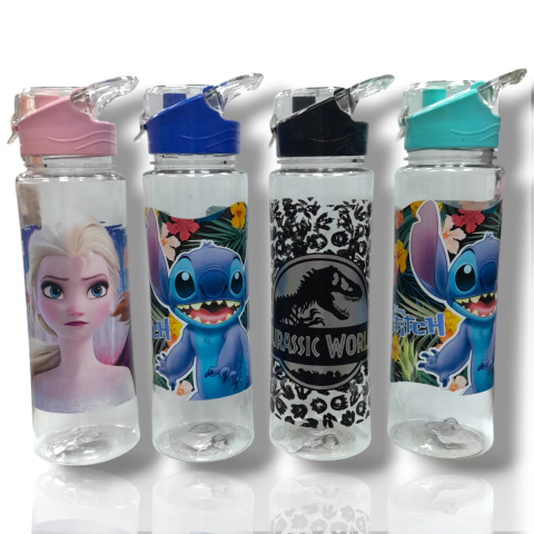 GMF-BOTELLA PLASTICO PERSONAJE COD.XGB