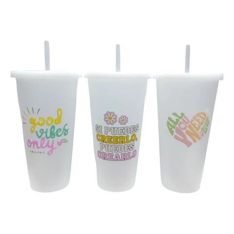 GMF-VASO CON SORBETE/FRASES