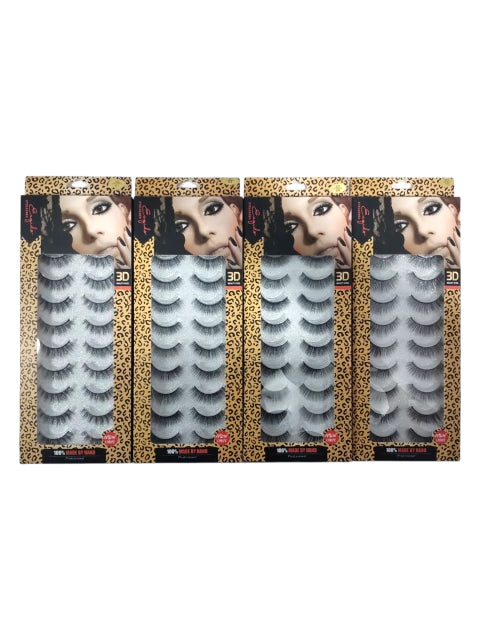 GMF-PESTAÑAS POSTIZAS 3D BEAUTY EYES X10 COD.16077