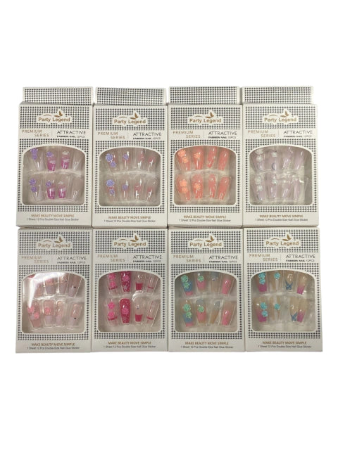 GMF-UÑAS POSTIZAS STILETO PARTY LEGEND COD.00628
