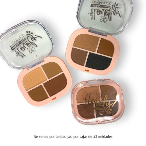 GMF-SET DE SOMBRAS PARA CEJAS LOVELY SEVENCOOL COD.90522