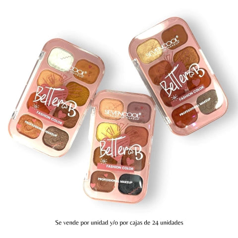 GMF-SET DE SOMBRAS PARA OJOS BETTERB SEVENCOOL COD.90485