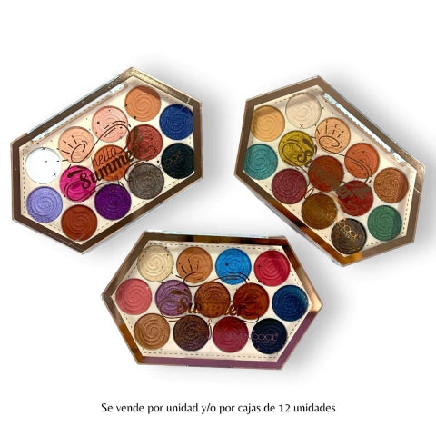GMF-SET DE SOMBRAS HELLO SUMMER SEVENCOOL COD.90355
