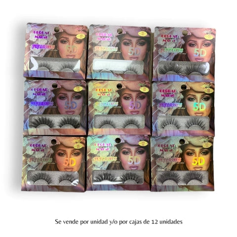 GMF-PESTAÑAS POSTIZAS 5D GLOBAL MAGIC COD.19229