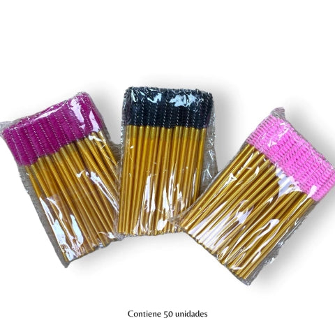 GMF-CEPILLOS DESCARTABLES PARA CEJAS Y/O PESTAÑAS COD.HT-415