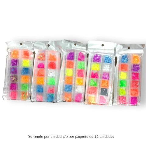 GMF-APLIQUES CON FORMAS PARA UÑAS FLÚOR