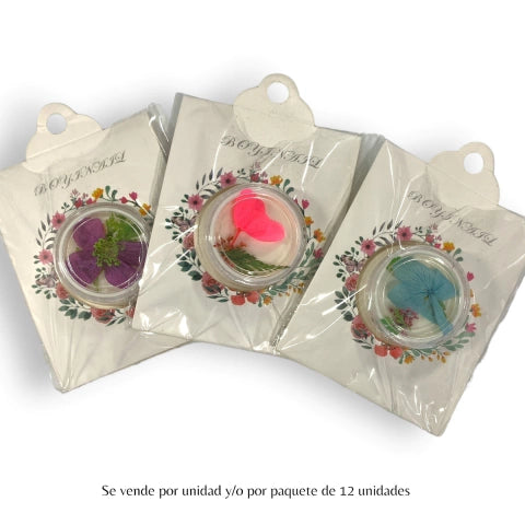 GMF-DECORACIÓN PARA UÑAS FLORES DESHIDRATADAS