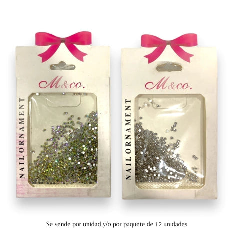 GMF-STRASS/GEMAS PARA UÑAS M&amp;CO