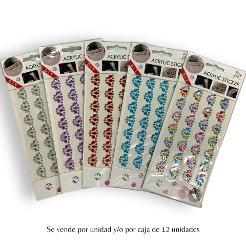 GMF-GEMAS AUTOADHESIVAS PARA OBJETOS ACRYLIC STICKER COD.88662