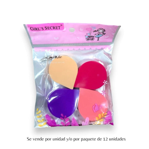 GMF-ESPONJA PARA EL ROSTROS X4 GOTAD GIRL’S SECRET COD.10265
