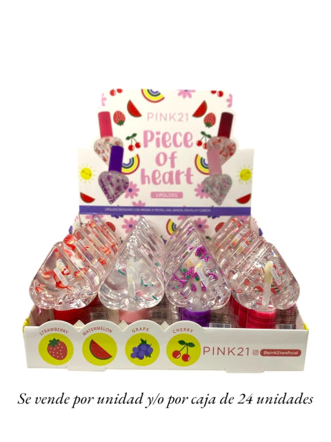 GMF-LIP GLOSS PIECE OF HEART COD:67292 : CS4466