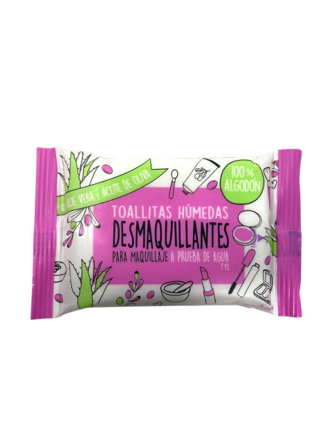 GMF-TOALLITAS HUMEDAS DESMAQUILLANTES PARA MAQUILLAJE A PRUEBA DE AGUA COD:TY0076