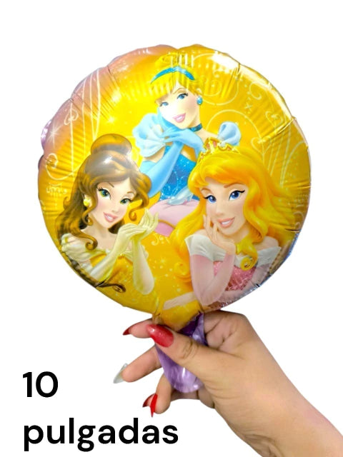 GLOBO PRINCESAS DE 10 PULGADAS X50 PCS
