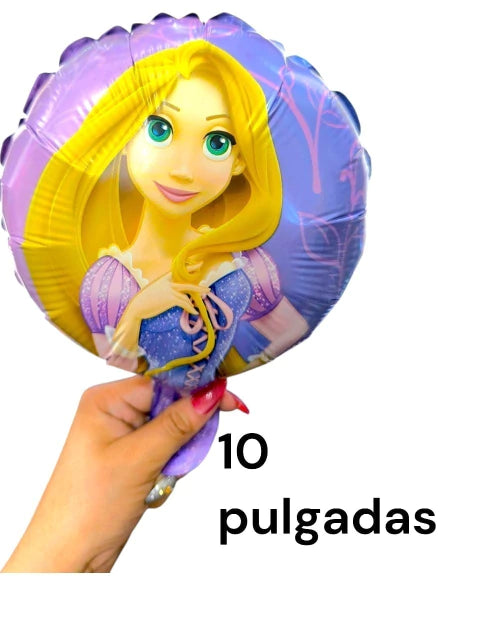 GLOBO RAPUNZEL DE 10 PULGADAS X50 PCS