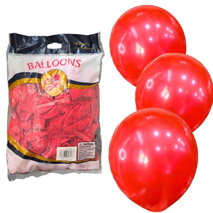 CL3-PACK DE GLOBOS LATEX DE 12 PULGADAS DE 100 UNIDADES