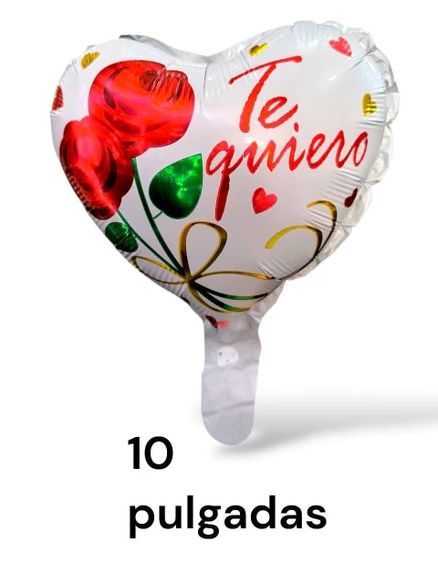 GLOBO CORAZON DE 10 PULGADAS X50 PCS