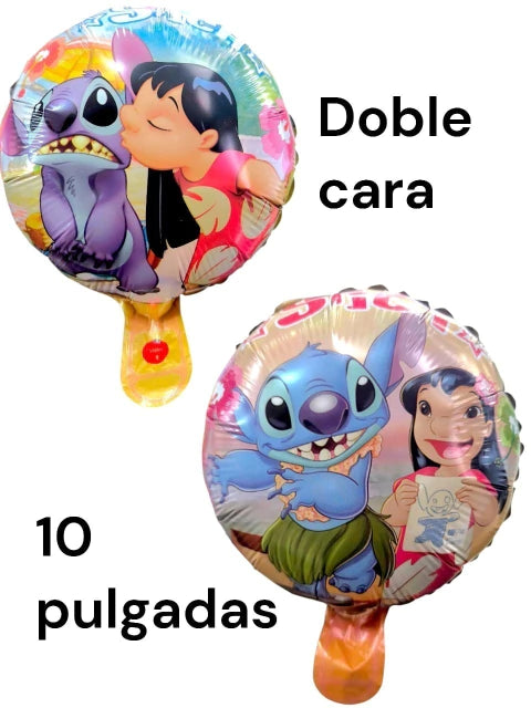 GLOBO STICH REDONDO DE 10 PULGADAS X50 PC