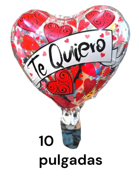 GLOBO CORAZON DE 10 PULGADAS X50 PCS