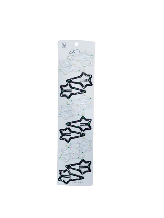 Tira de hebillas estrellas X 12 (COD. 33750/HT- 3375)