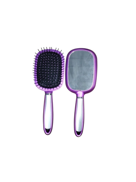 Cepillo de pelo cuadrado con espejo (COD. 33521/ HT- 3352)