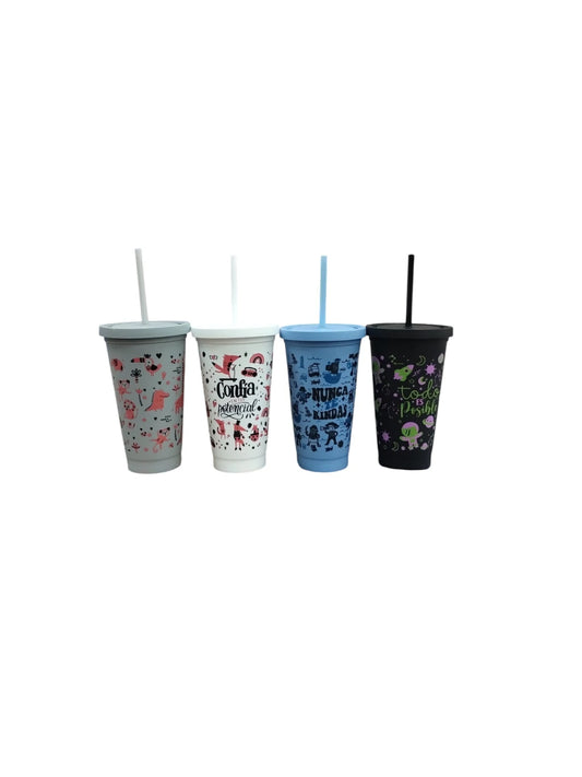 Vaso VALENTIA con frase (COD. 68724)