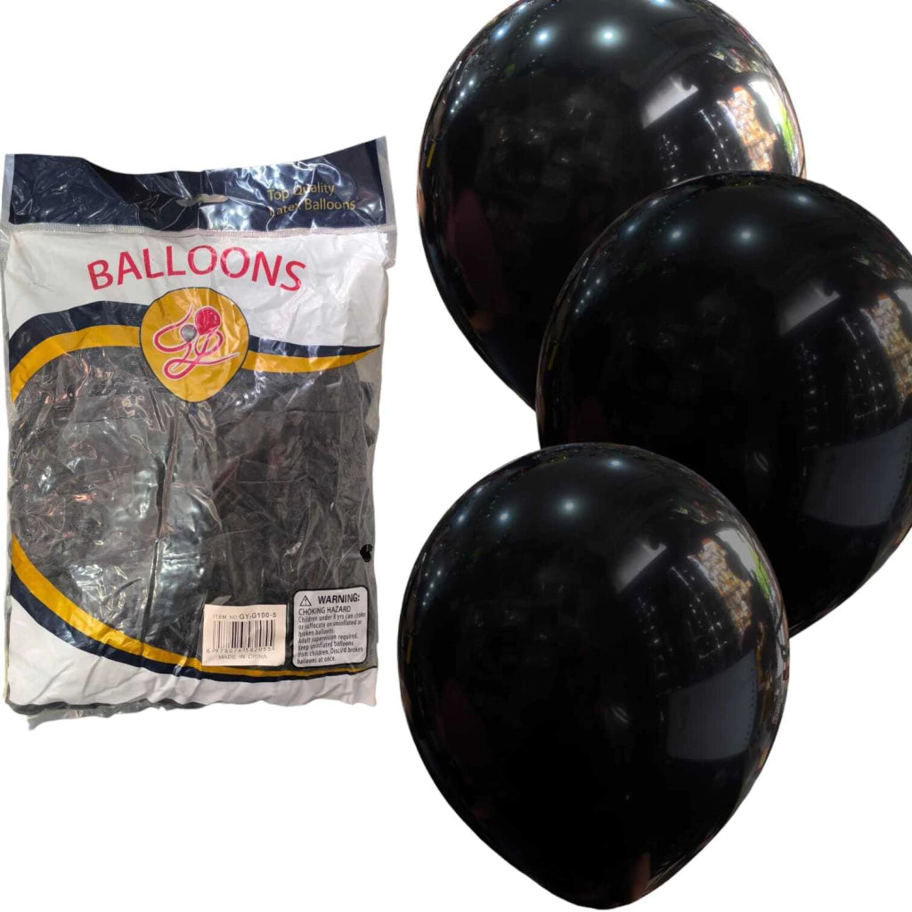 CL3-PACK DE GLOBOS LATEX DE 12 PULGADAS DE 100 UNIDADES