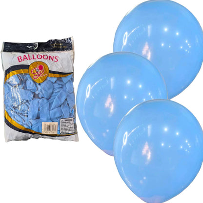 CL3-PACK DE GLOBOS LATEX DE 12 PULGADAS DE 100 UNIDADES