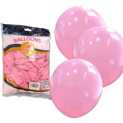 CL3-PACK DE GLOBOS LATEX DE 12 PULGADAS DE 100 UNIDADES