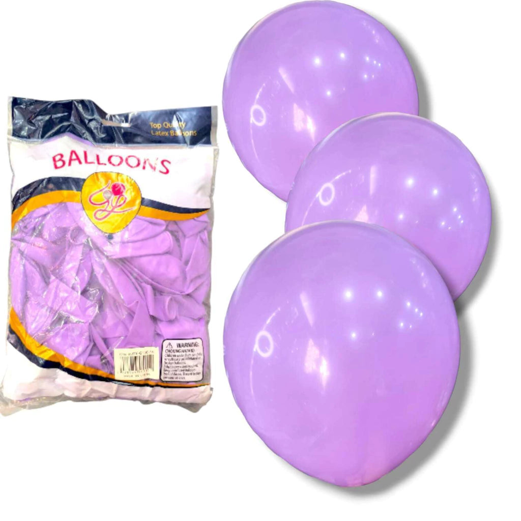 CL3-PACK DE GLOBOS LATEX DE 12 PULGADAS DE 100 UNIDADES