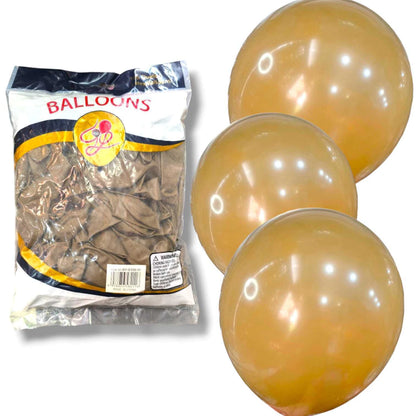 CL3-PACK DE GLOBOS LATEX DE 12 PULGADAS DE 100 UNIDADES