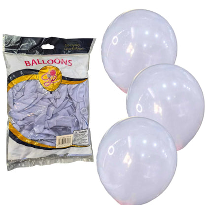 CL3-PACK DE GLOBOS LATEX DE 12 PULGADAS DE 100 UNIDADES
