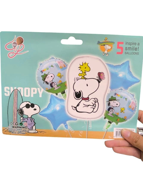 SET X5 UNIDADES SNOOPY