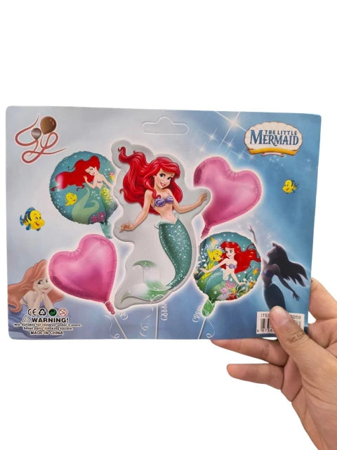 SET X5 UNIDADES LA SIRENITA ARIEL