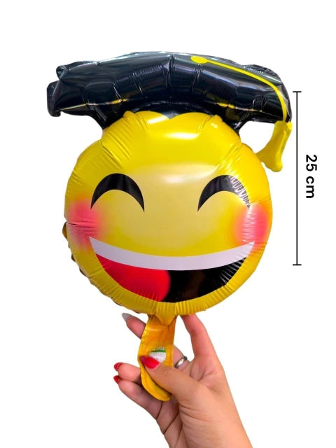 GLOBO EMOTICON GRADUADO X50 UNIDAD